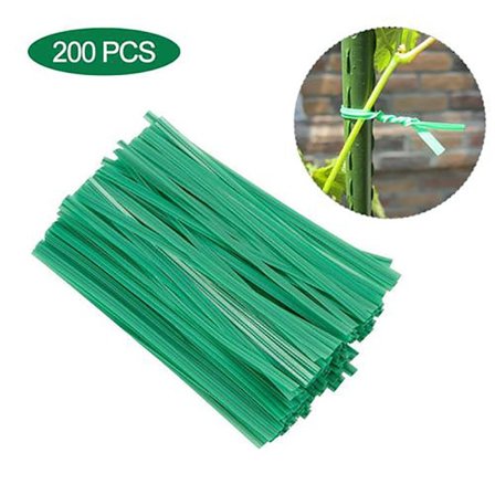 200 st trädgårdsvridband buntband buntband för påsar blomgrenfixering multifunktionell trädgårdsträningskabel