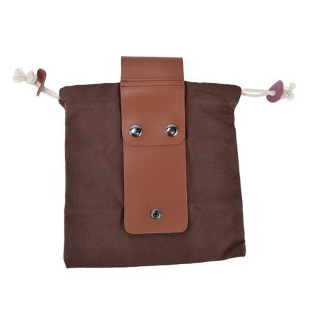 Fruktplockningsväska midjehängande canvasmaterial PU-stil hopfällbar