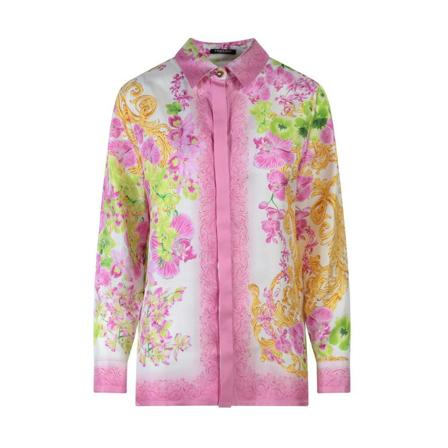Versace Casual Shirts rosa, Dam, Dam, Storlek: 2XS