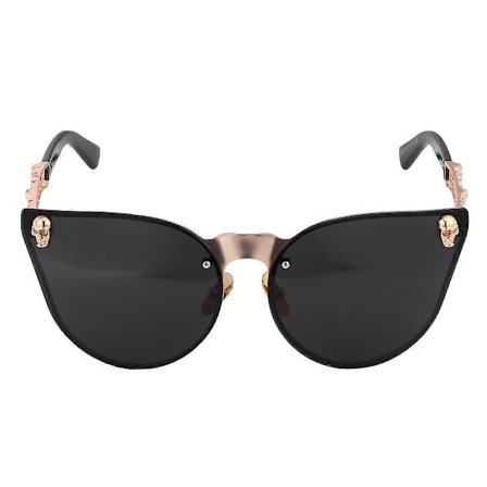 Dam Solglasögon Trendiga Kreativa Solglasögon Trendiga Solglasögon Dam Retro Båge Solglasögon" Grå