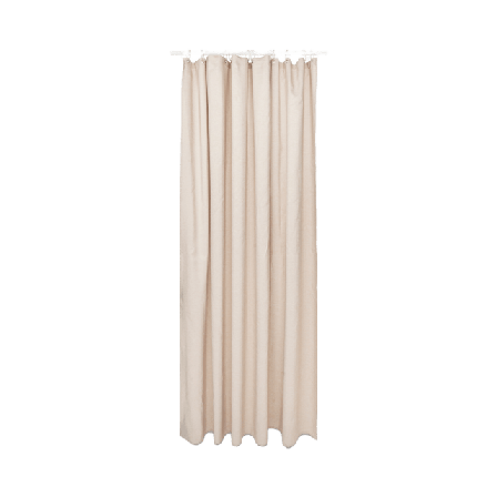 Åhléns Home Duschdraperi MELANGE 180x200 cm Badrumstillbehör Beige ONESIZE