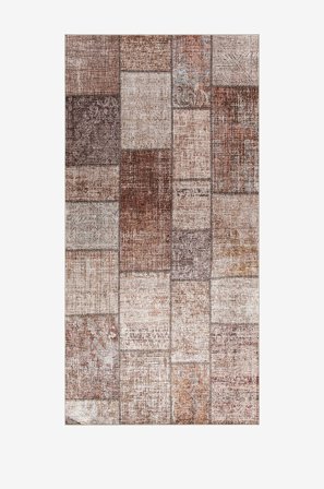 KM Home - Tvättbar Matta Amber - Brun - Plastmattor - 80X300 - Från Homeroom