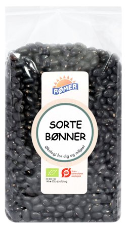 Rømer Bønner sorte Ø 500 g, Helse & Madvarer, Pasta, Ris & Bælgfrugter, Bønner