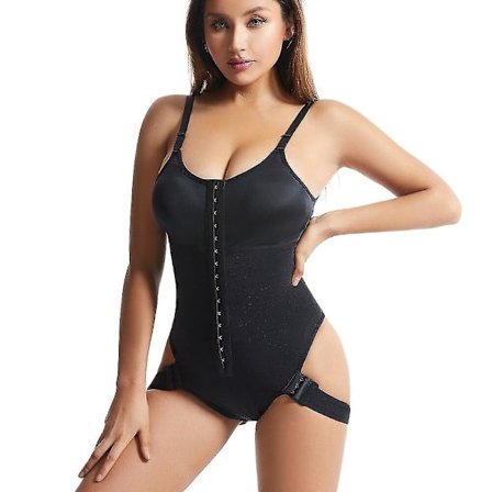 Fajas Colombianas Waist trainer Body Shapewear Slimming Slida Dam Flat Belly Butt Lifter Shapers Trosor Push Up Korsett,svart