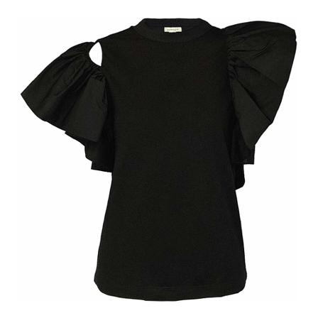 Alexander McQueen, T-Shirt Zwart, Dames, Maat:XS