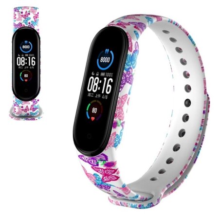 Xiaomi Mi Band 5 cool pattern watch band - Butterfly