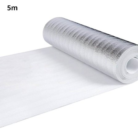 Radiator Refleksfilm 10m X 05m X 3mm Aluminiumfolie Oppvarmingsisolasjon Hjemmedekorasjon Isolasjonsfilm Refleksjon