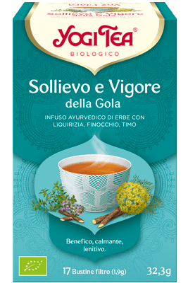 Yogi Tea Sollievo E Vigore Della Gola 32,3g
