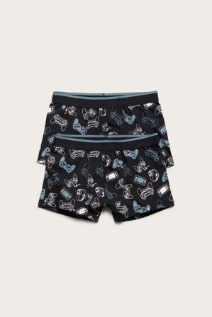 Boxerkalsonger 2-pack | Svart | Barn | Kappahl
