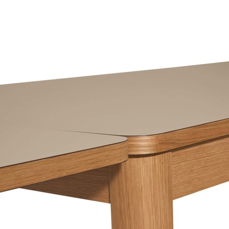 Holdbar Zusatzplatten, 2 Stück | 50x100cm Beige, moderne einfarbige Tischverlängerung für Esstische, langlebige Oberfläche, einfache Montage