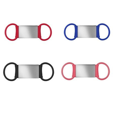 Silikon Hundefikseringstag i Rustfrit Stål, 4 stk. Rustfrit Stål Persona