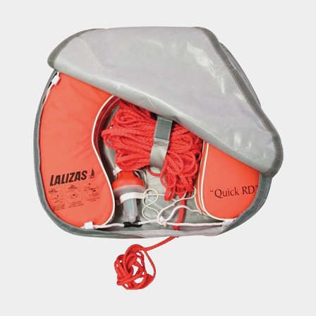 Ferro di cavallo di salvataggio / ferro di cavallo di salvataggio Lalizas Horseshoe Lifebuoy Quick RD, 142N, arancione + 30 metri cima galleggiante + 