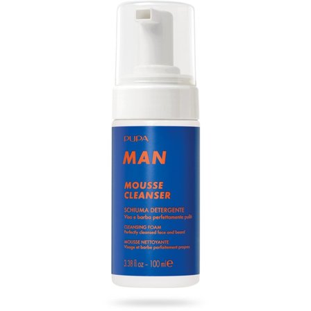 Pupa Man Mousse Cleanser Schiuma Detergente Viso/Barba 100ml