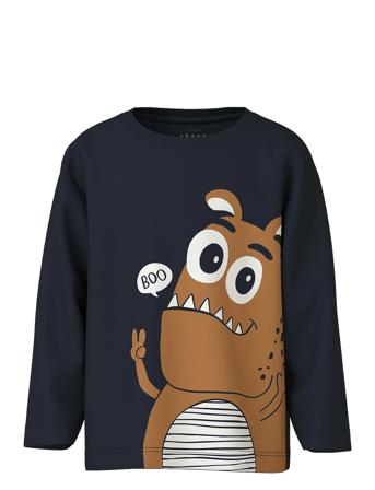 Nmmvilasse Ls Nreg Top Tops T-shirts Long-sleeved T-shirts Navy Name It