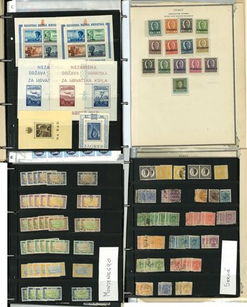 Jugoslavien - Samling i indstiksbog