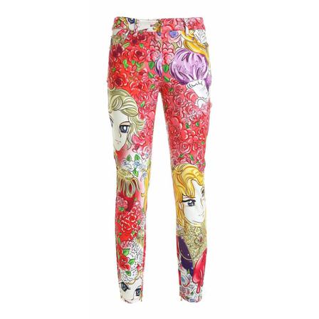 Moschino - Skinny Jeans - Rosa - Dam - Storlek: Xs, Dam, Storlek: XS