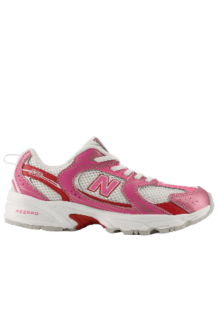New Balance 530 Kids Bungee Lace Sneakers Unisex Rosa 30