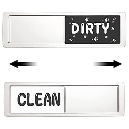Diskmaskinsmagneter Clean Dirty Sign Magnet Diskmaskin Magnetisk klistermärke Indikator för tvättmaskin kök