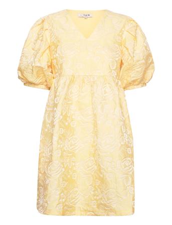 Lotusina Dress Dresses Party Dresses Gul A-View*Betinget Tilbud