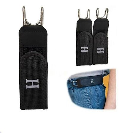 Usynligt Taktisk Metal Krog Elastisk Bælte - Unisex Spænde-løs Taljebånd til Udendørs Arbejde & EDC Udstyr