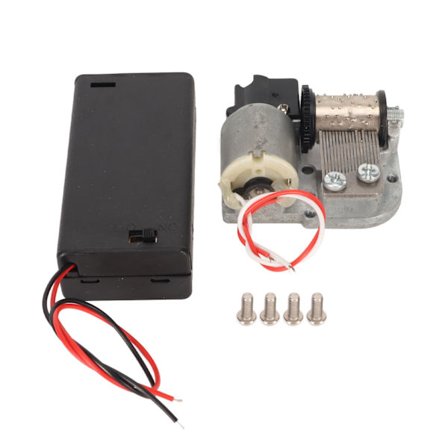 DIY Urverks Speldosa 18 Noter Batteridriven Lugnande Musikalisk Rörelsemekanism