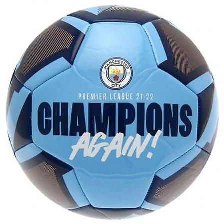 Manchester City FC Premier League Mestere Igen! Fodbold Sky Blue/Navy 5