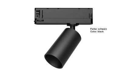 SYNERGY Track-Serie für Stromschiene 3PH VLF-Serie schwarz 2700K (Standard integrated Adapter)