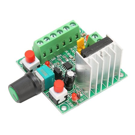 PWM Justerbar Trinmotor Controller DC 5‐12V 15‐160V 3 Frekvenser PCB Board Signal Generator Hastighedsregulator