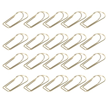 20 kpl kynän pidike kansio 3 väriä muistiinpanojen kiinnitys teräsmateriaali metallipinnoite kynän, muistikirjan, paperin, laskun, kuitin pitämiseen