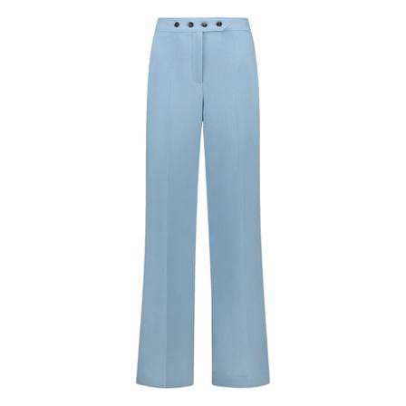 Fifth House, Noki Wide Leg Trousers Topaz Blauw, Dames, Maat:L