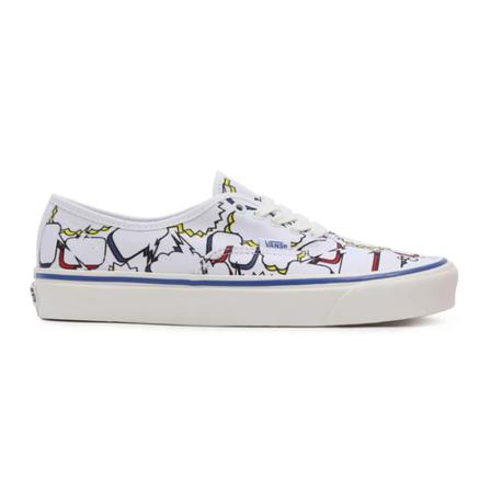 Vans, Sneakers UA Authentic 44 DX OG Wit, Heren, Maat:45 EU,stof,print