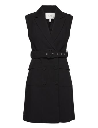 Yasbluris Waistcoat Dress - Show Black YAS