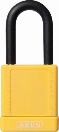 ABUS 74/40 Hengelås 90 x 38 mm, dobbel låsing Gul, Dør- & vindusbeslag