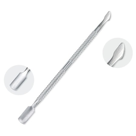 2-delad nagelvård dubbelhuvud död hud push rostfritt stål spik