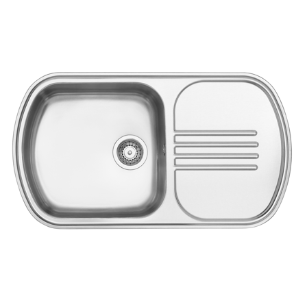 Contura Concert 1P-885 Diskbänk med korgventil, 885 × 490 mm, Kök