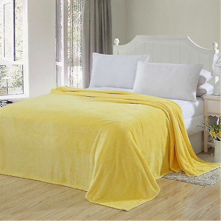 Mjuk och mysig stor filt i fuskpäls och mink till säng, soffa, dubbelsäng och king size