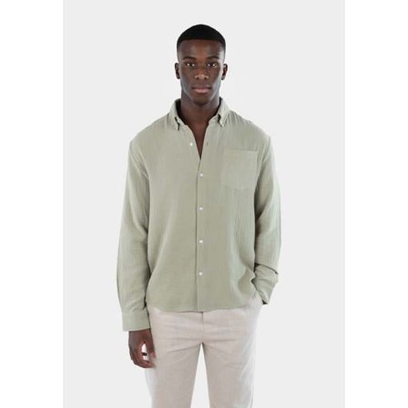Ciszere Theo Gauze Shirt Skjortor Herr Grön L