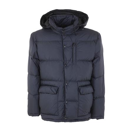 Aspesi, Down Jackets Blauw, Heren, Maat:L