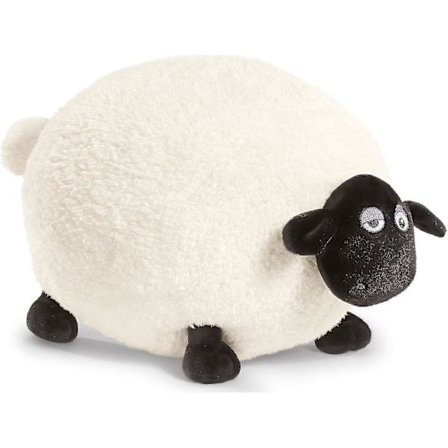 Kosteteppe Shirley Sauen 30 Cm - Myk Sauen Kosteteppe For Kosing, Lek Og Sovning