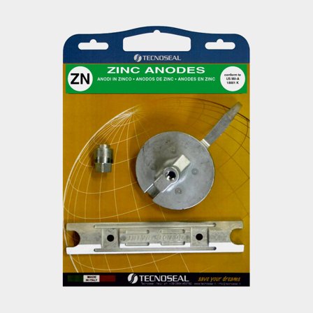 Zinkanodekit Tecnoseal, til påhængsmotor, passer til Yamaha 80 - 100 hk