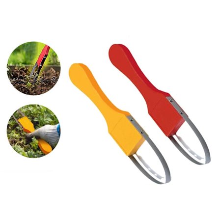 2 STK. Håndholdt Løkke Ukrudtsfjerner til Haven, til Plænevedligeholdelse, Have, Køkkenhave, Bærbar Rengøringstilbehør