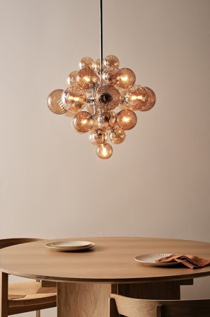 Jotex - ELECTRA (Field Unset) taklampe Ø 52 cm Ravfarget - Kjøp Taklamper hos Jotex