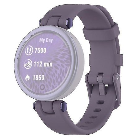 Solid Silikon Armband Justerbart Klockarmband med Verktyg för Garmin Lily