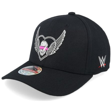 Mitchell & Ness - Svart adjustable Keps - Bret Hart Logo Black Adjustable @ Hatstore