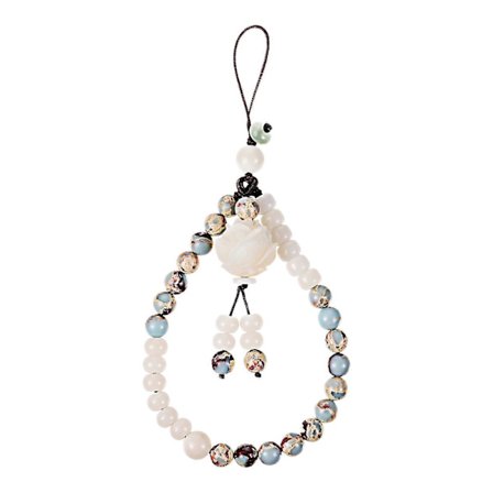 UKCOCO Håndleddsnor, moteriktig perlearmbånd for kvinner til telefon, lett og sterk håndleddsreim