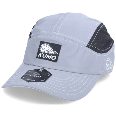 Kumo - Grau 5panel Cap - Storm Reflex Grey/Black 5-Panel @ Hatstore