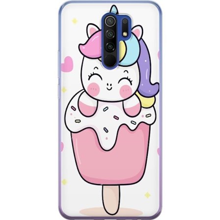 Mobilskal till Xiaomi Redmi 9 med Glad enhörning