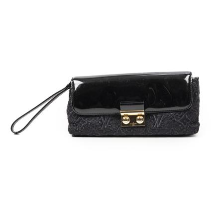 Louis Vuitton Vintage Pre-owned Clutches Sort, Dame Vintage Tasker, Størrelse: ONE Size