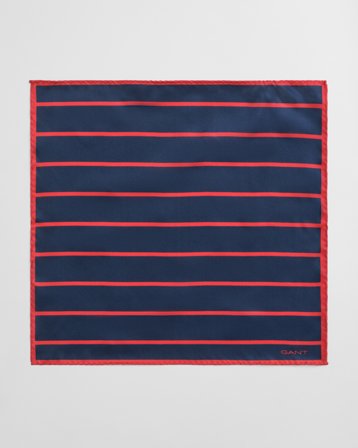 GANT Herren Gestreiftes Einstecktuch (ONE SIZE) Rot