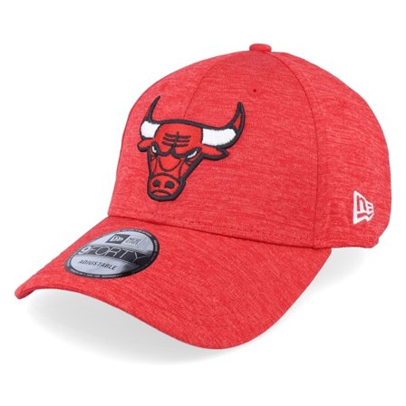 New Era - NBA Rosso adjustable Cappellino - Chicago Bulls Shadow Tech 9Forty Red Adjustable @ Hatstore